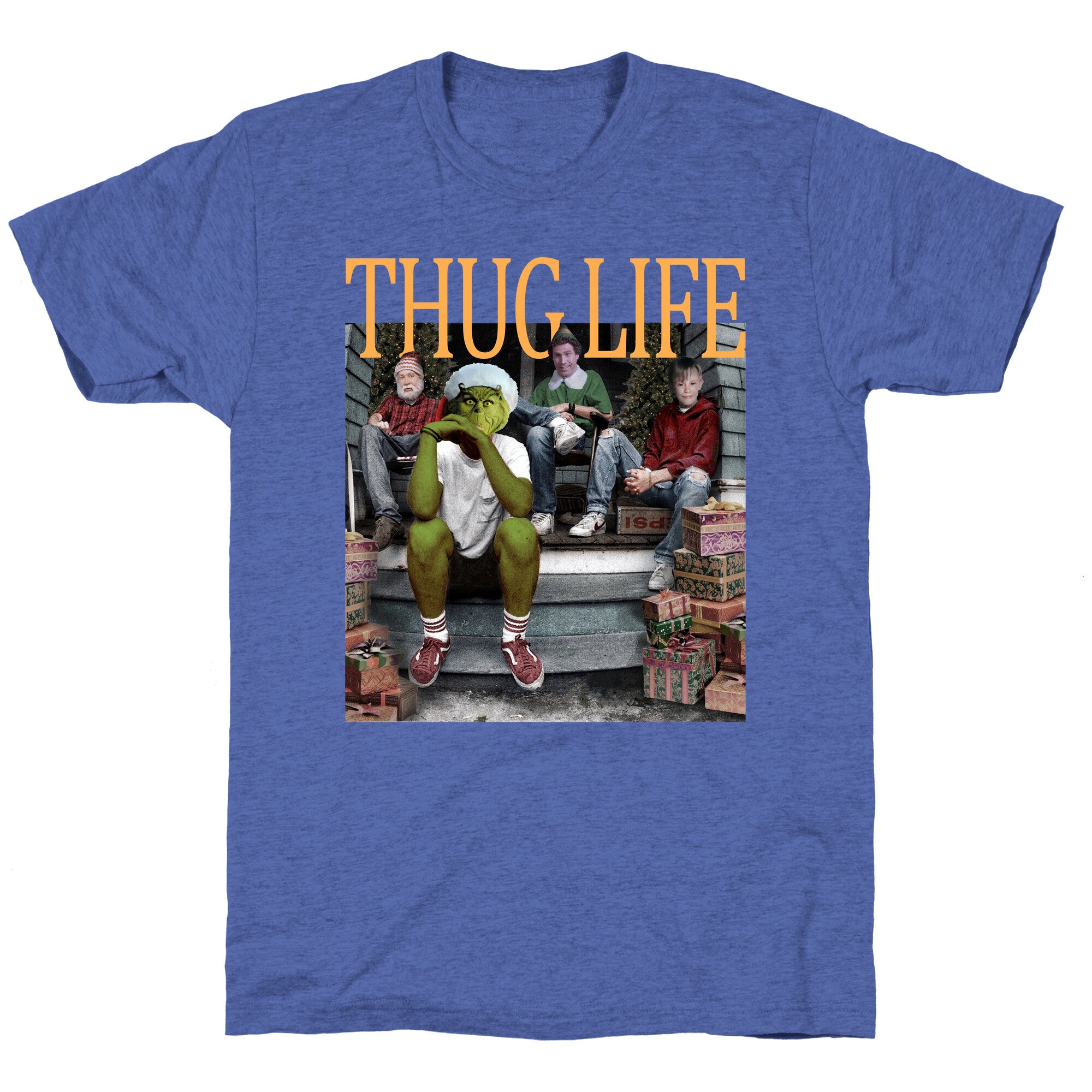 Thug Life Christmas Unisex Triblend Tee